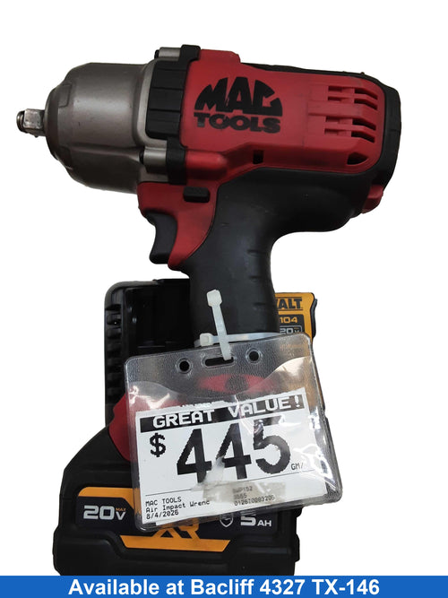 Mac Tools Bwp152 Red Standard Power Wrench