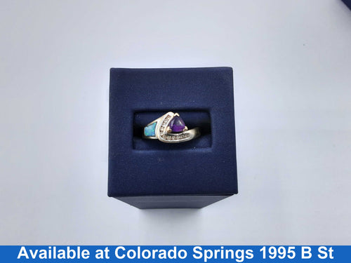 Women's Ring - White Gold 14k (.585) 3.7 grams Size 7.5