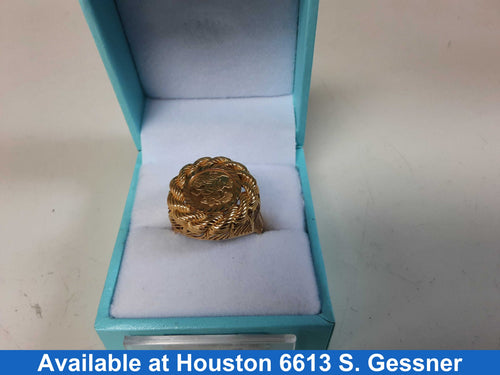 Women's Ring - Yellow Gold 22k (.917) 5.1 grams Size 8.5
