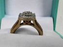 Ring - Engagement Set - Yellow Gold 10k (.417) 3.2 grams Size 5.5