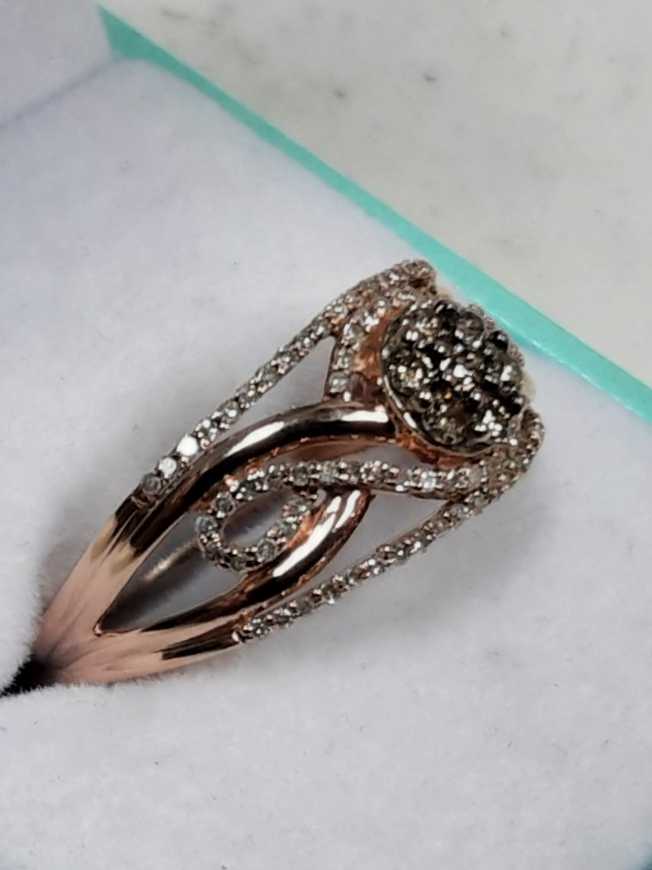 Women's Ring - Rose Gold 10k (.417) 3.1 grams Size 9.5