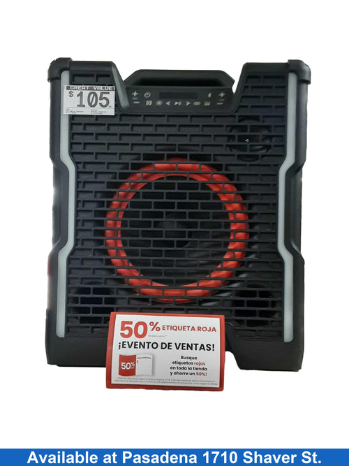 Ion 3043205 Black Portable Speaker