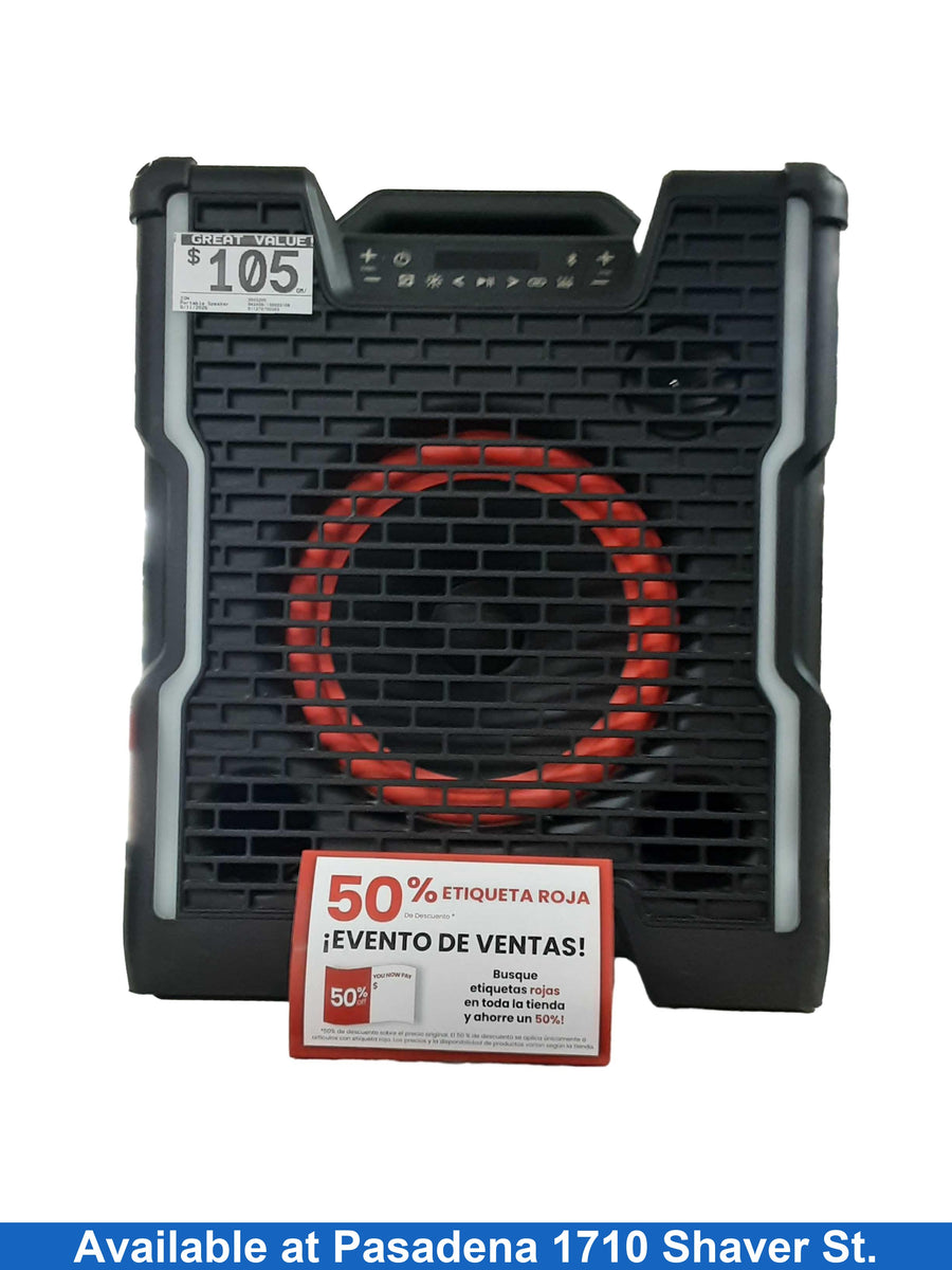 Ion 3043205 Black Portable Speaker