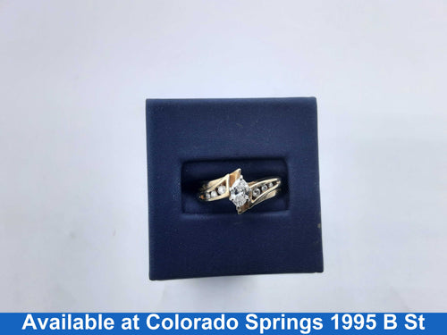 Women's Ring - Yellow Gold 14k (.585) 4.4 grams Size 8