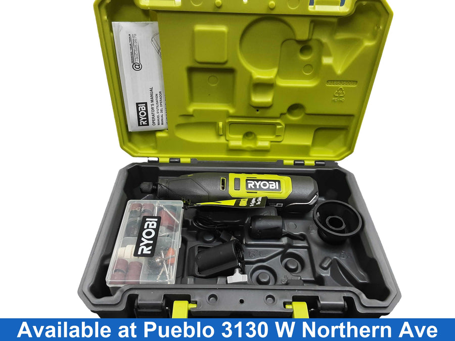 Ryobi Tvmo1 Green Cordless Rotary Tool