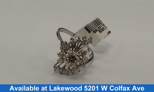 Women's Ring - Yellow Gold 14k (.585) 3 grams Size 7.5