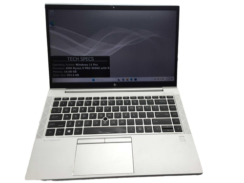 Hp Elitebook 845 G7 Amd Ryzen 5 Pro 16 Gb 256 Gb Gray Laptop