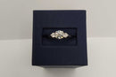 Ring - Wedding Set - White Gold 14k (.585) 3.01 grams Size 7.5