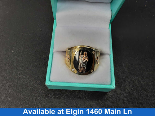 Men's Ring - Yellow Gold 14k (.585) 12.5 grams Size 8