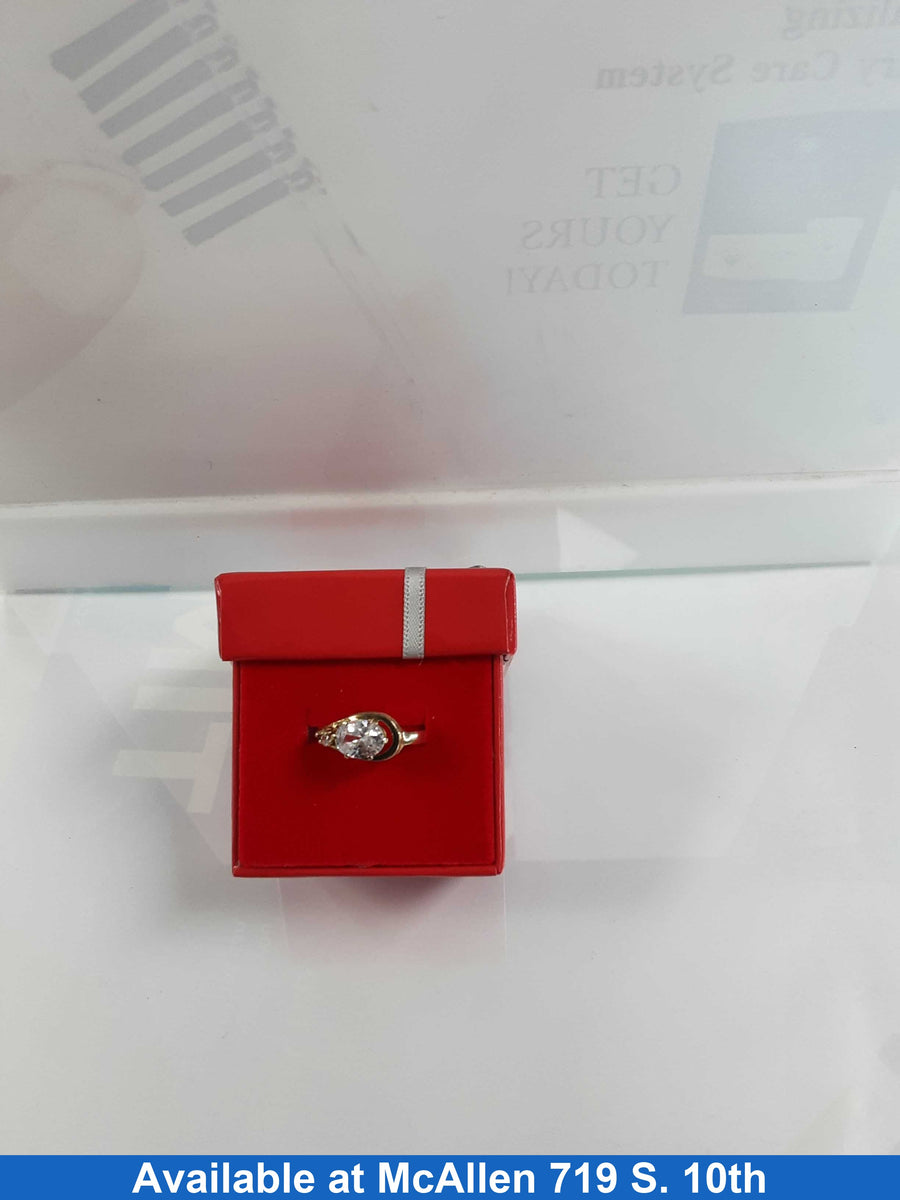 Women's Ring - Yellow Gold 10k (.417) 2.2 grams Size 9