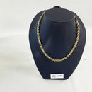Rope Chain - Yellow Gold 14k (.585) 11.1 grams 24 inch