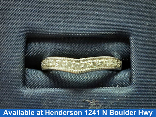 Women's Ring - Anniversary - White Gold 14k (.585) 2.4 grams Size 20