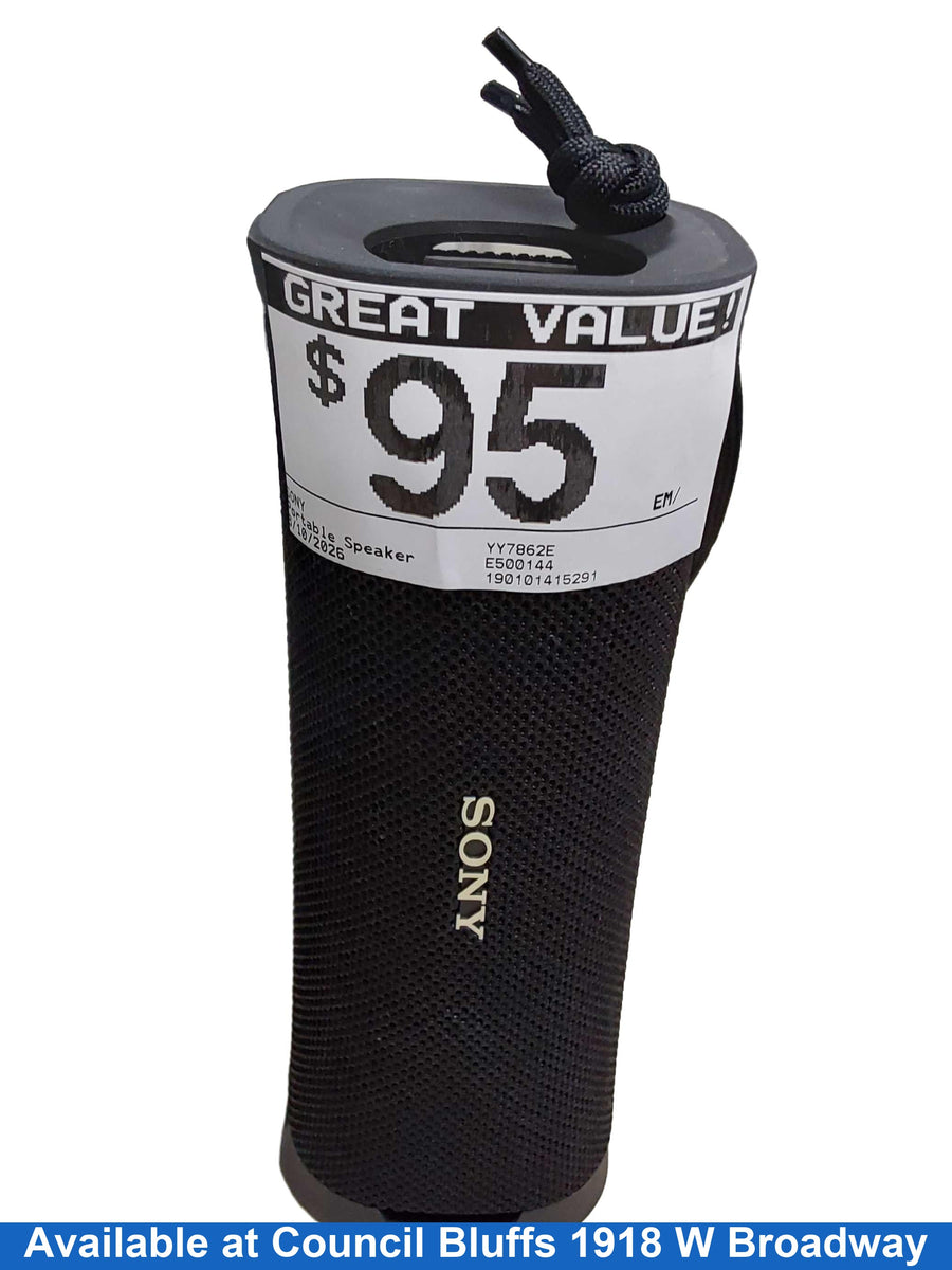 Sony Yy7862e Black Portable Speaker