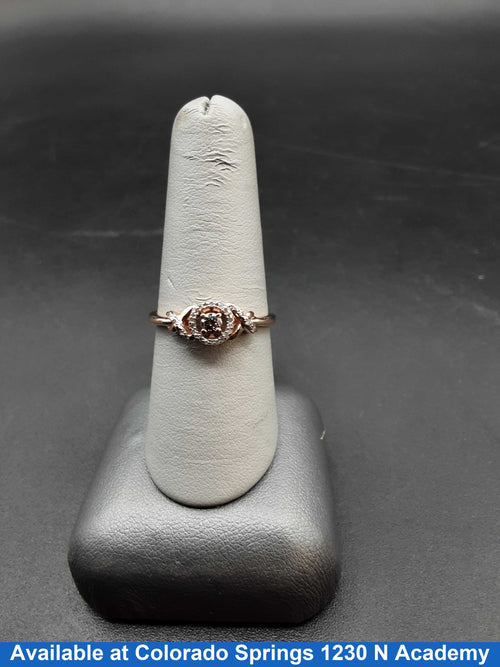 Women's Ring - Rose Gold 10k (.417) 2 grams Size 7.5
