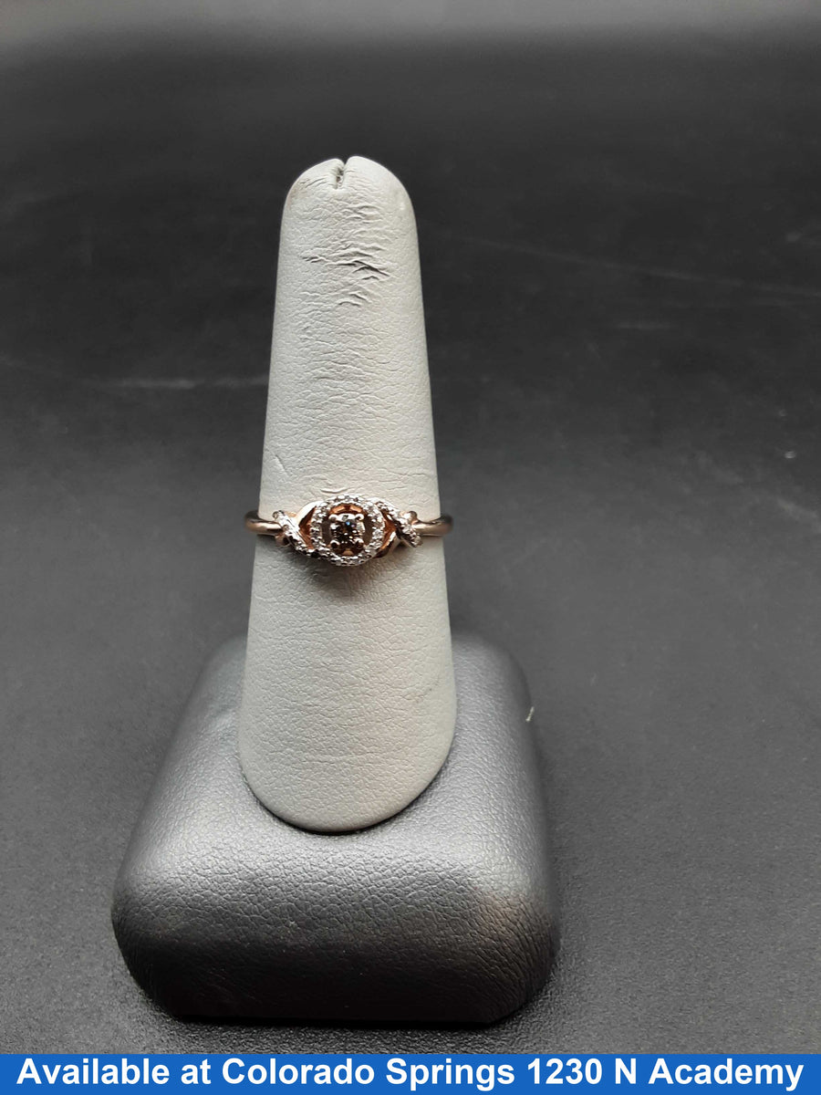 Women's Ring - Rose Gold 10k (.417) 2 grams Size 7.5