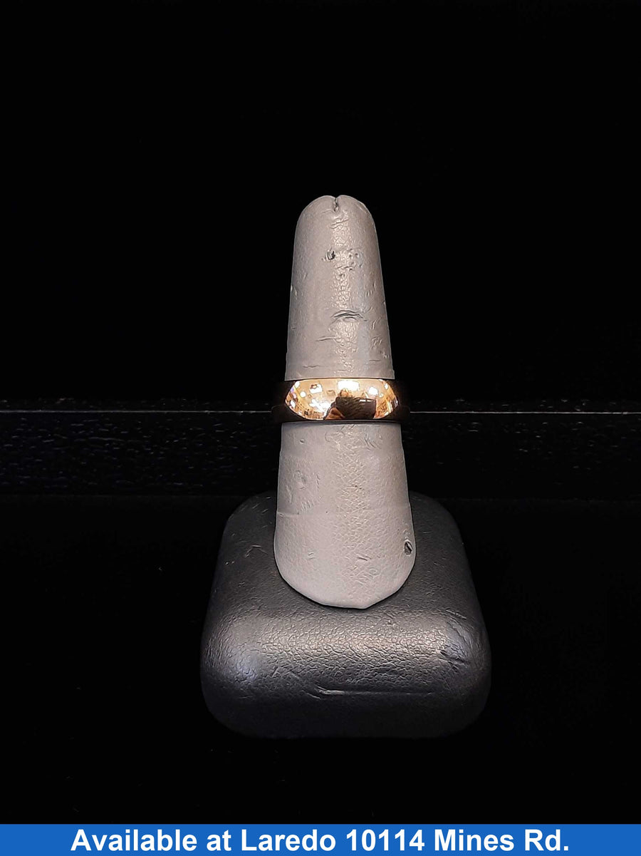 Ring - Wedding Band - Yellow Gold 14k (.585) 8 grams Size 4.5
