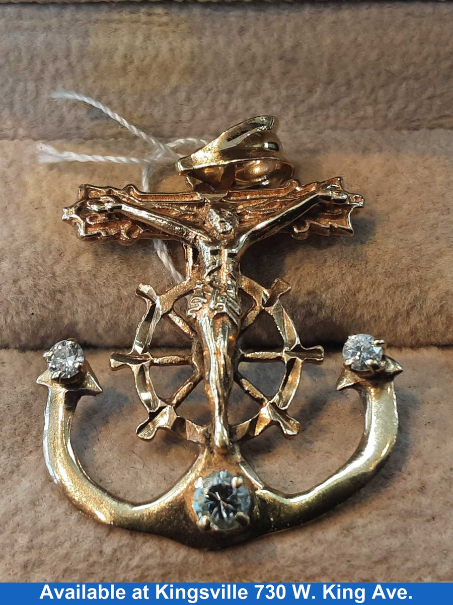 Religious Pendant - Yellow Gold 10k (.417) 3.6 grams