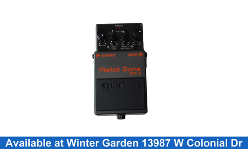 Metal Zone Mt-2 Black Drum Accessories