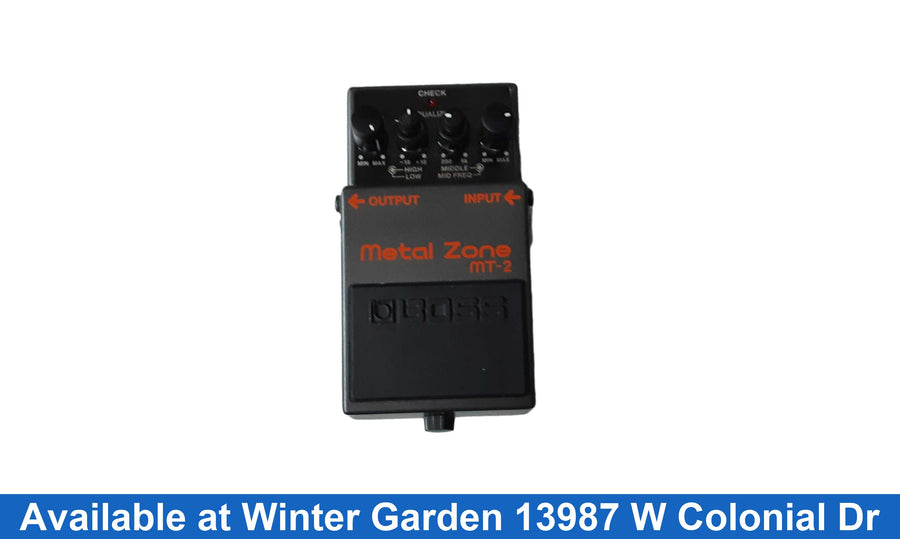 Metal Zone Mt-2 Black Drum Accessories