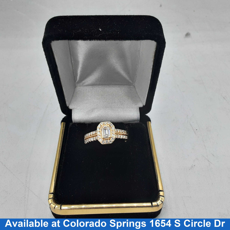 Women's Ring - Yellow Gold 14k (.585) 3.2 grams Size 8.5