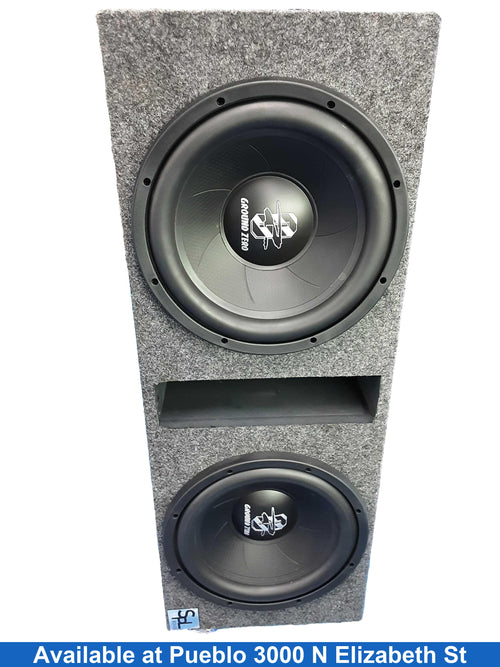 Ground Zero Gz1w300 Black Car Sub-Woofer