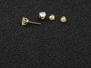 Double Stud Earring - Yellow Gold 14k (.585) 1.6 grams
