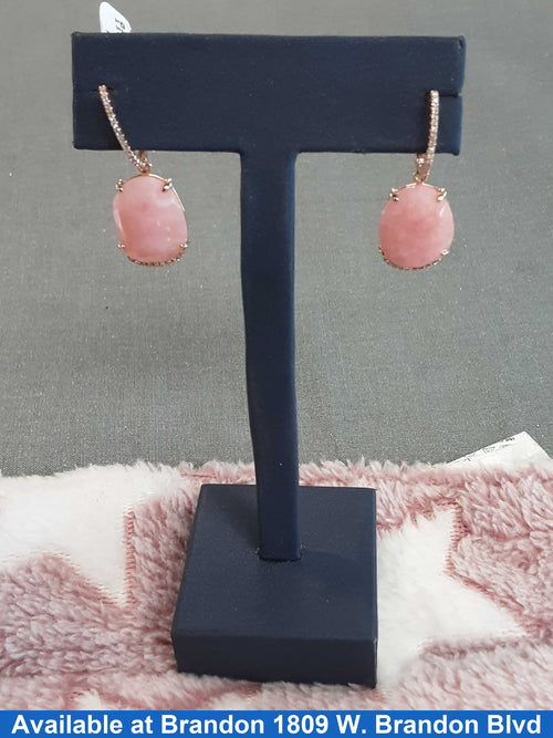 Jacket Earrings - Rose Gold 14k (.585) 4.3 grams