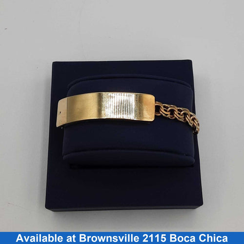 ID Bracelet - Yellow Gold 10k (.417) 33.1 grams 8 inch