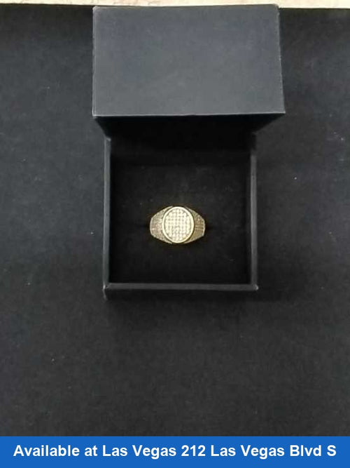 Men's Ring - Yellow Gold 10k (.417) 5.4 grams Size 20