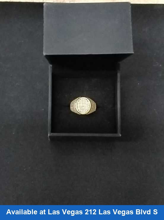 Men's Ring - Yellow Gold 10k (.417) 5.4 grams Size 20