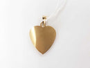 Heart Religious Pendant - Yellow Gold 10k