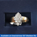 Women's Ring - Solitaire - Yellow Gold 14k (.585) 5.1 grams Size 7