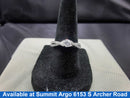 Women's Ring - Solitaire - White Gold 14k (.585) 3.1 grams Size 20