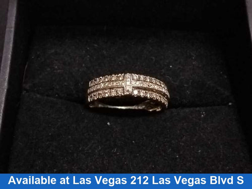 Women's Ring - Yellow Gold 10k (.417) 2.8 grams Size 20