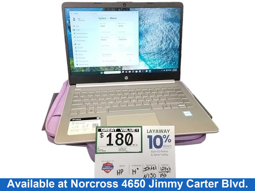 Hp 14-dq6014dx Intel Celeron 8 Gb 128 Gb Purple Laptop