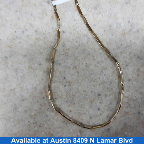 Box Chain - Yellow Gold 10k (.417) 9.5 grams 17 inch