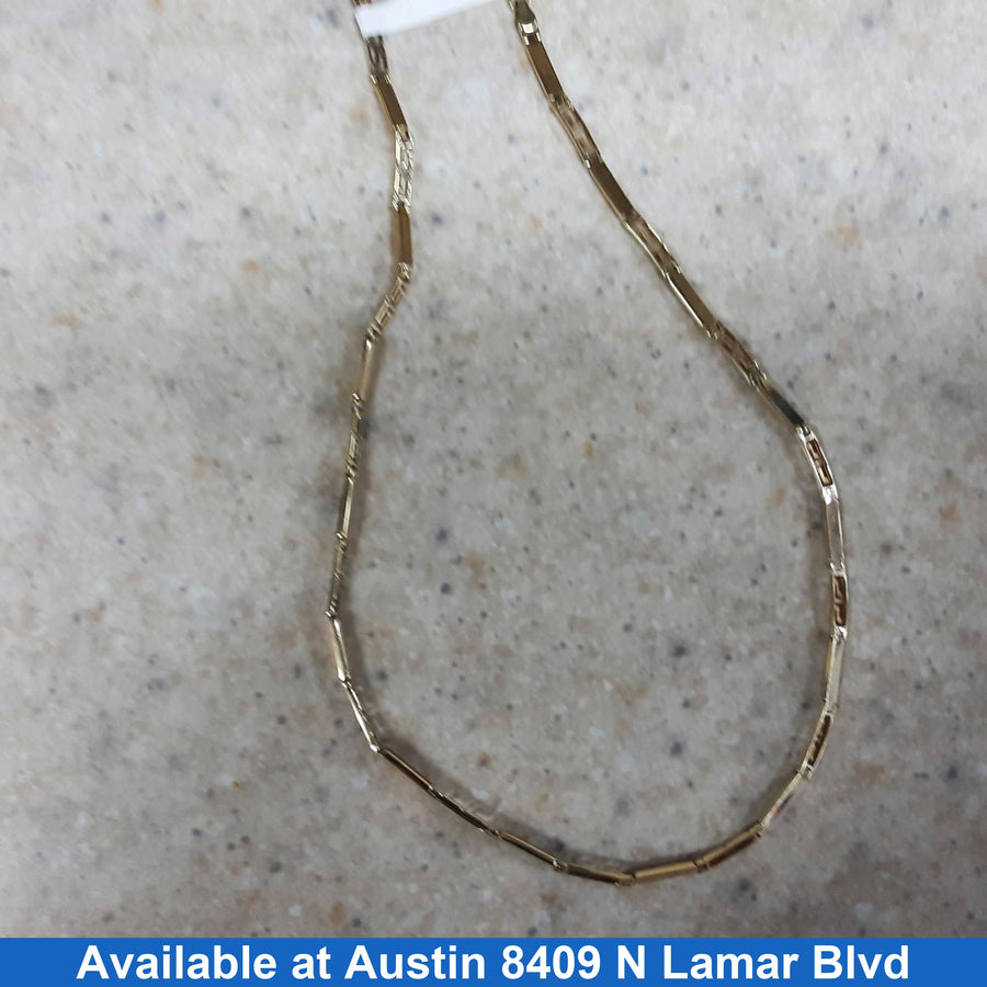 Box Chain - Yellow Gold 10k (.417) 9.5 grams 17 inch