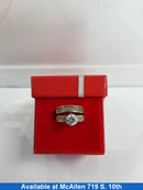 Ring - Engagement Set - Yellow Gold 10k (.417) 4.2 grams Size 7