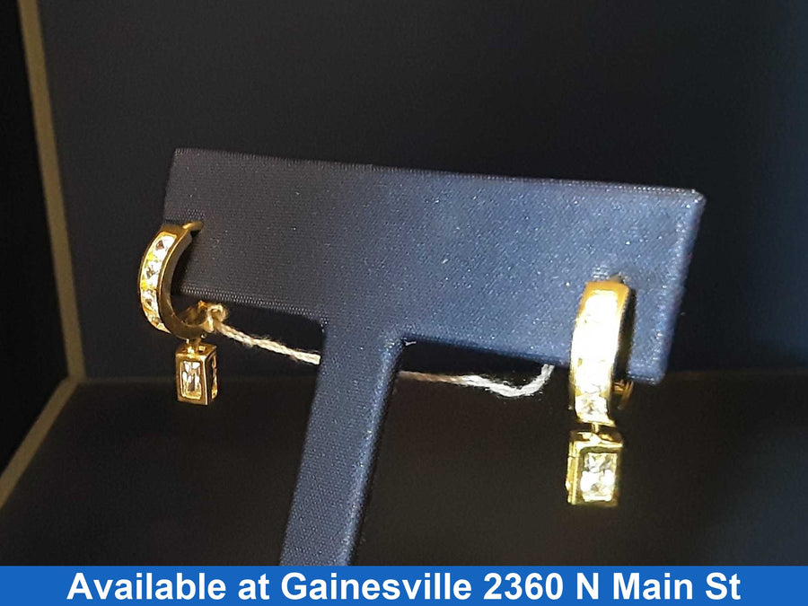 Hoop Earrings - Yellow Gold 14k (.585) 3.4 grams