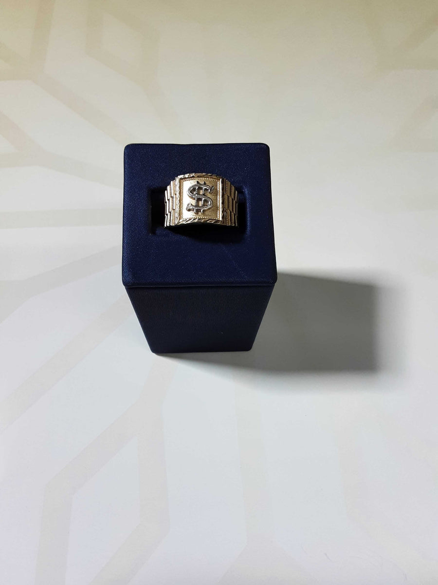Men's Ring - Yellow Gold 10k (.417) 4.4 grams Size 9
