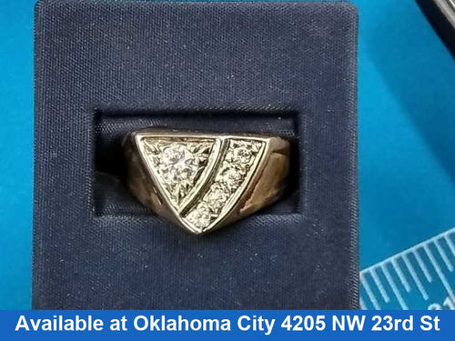 Men's Ring - Yellow Gold 14k (.585) 7.1 grams Size 20