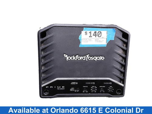 Rockford Fosgate R250x1 Black Car Audio Amplifier