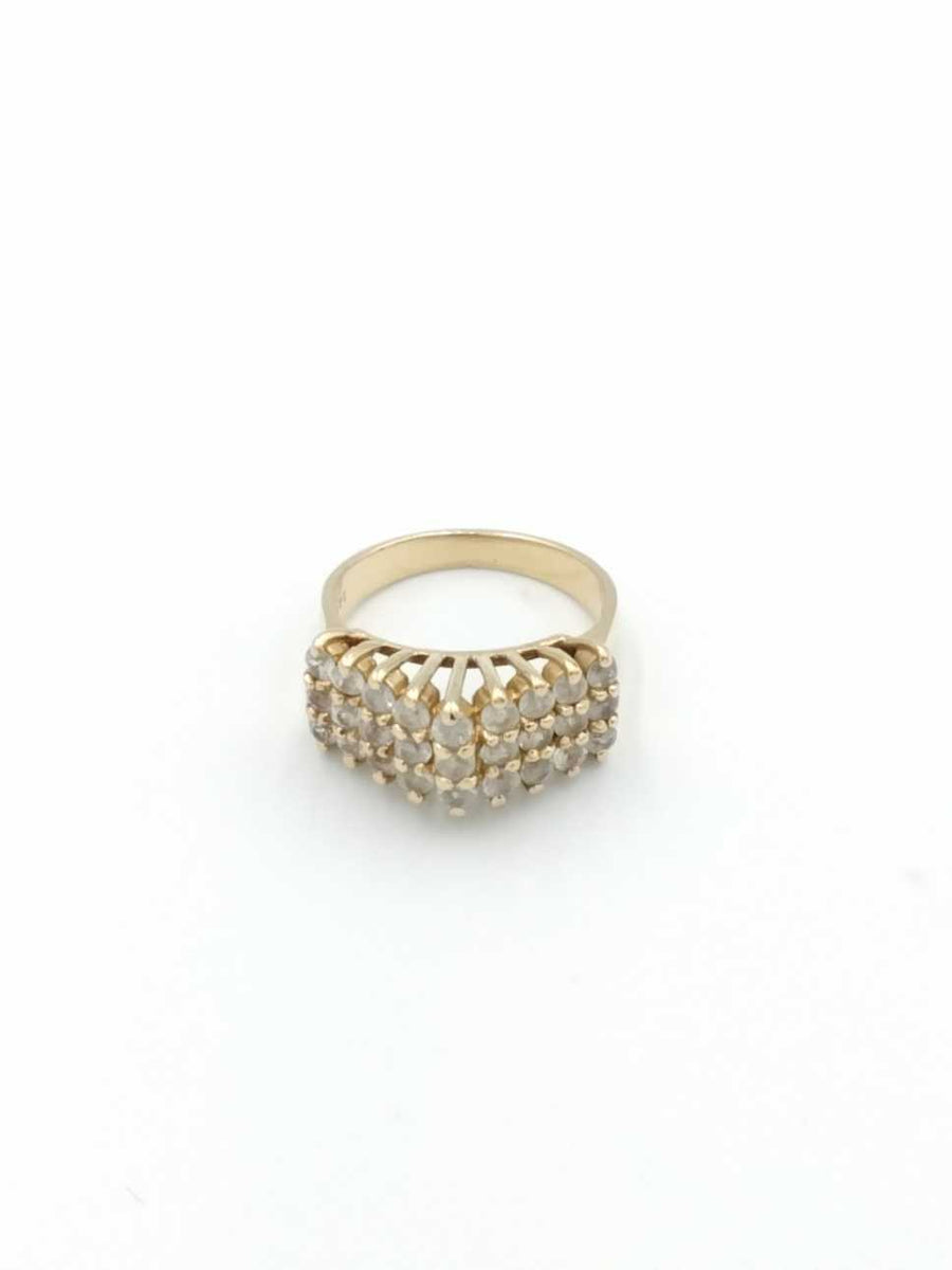 Women's Ring - Yellow Gold 14k (.585) 5.4 grams Size 7