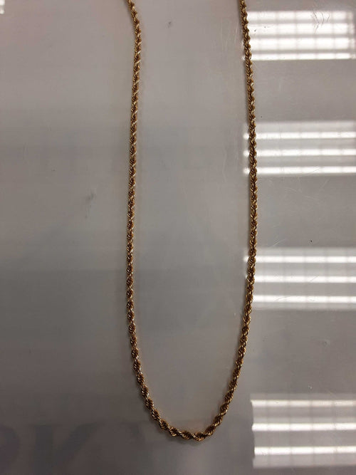 Rope Chain - Yellow Gold 18k (.750) 2.9 grams 20 inch