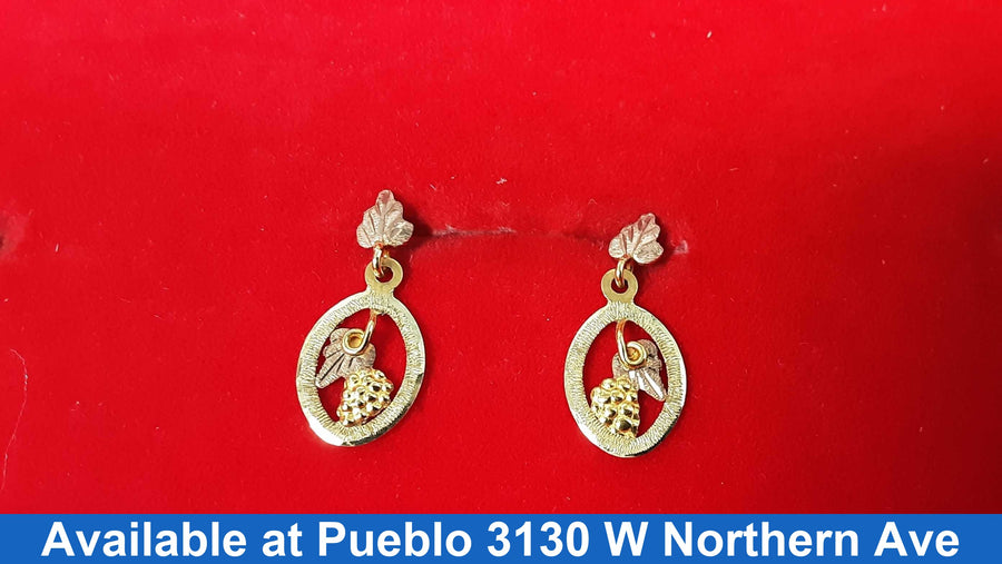 Bangle Earrings - Black Hills Gold 10k (.417) 1.2 grams