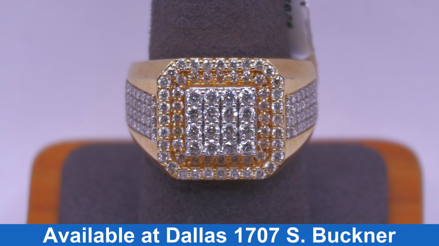 Men's Ring - Yellow Gold 10k (.417) 12 grams Size 10
