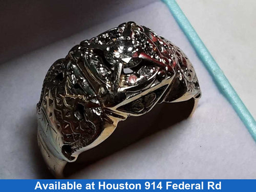 Men's Ring - Yellow Gold 14k (.585) 17.4 grams Size 14.5