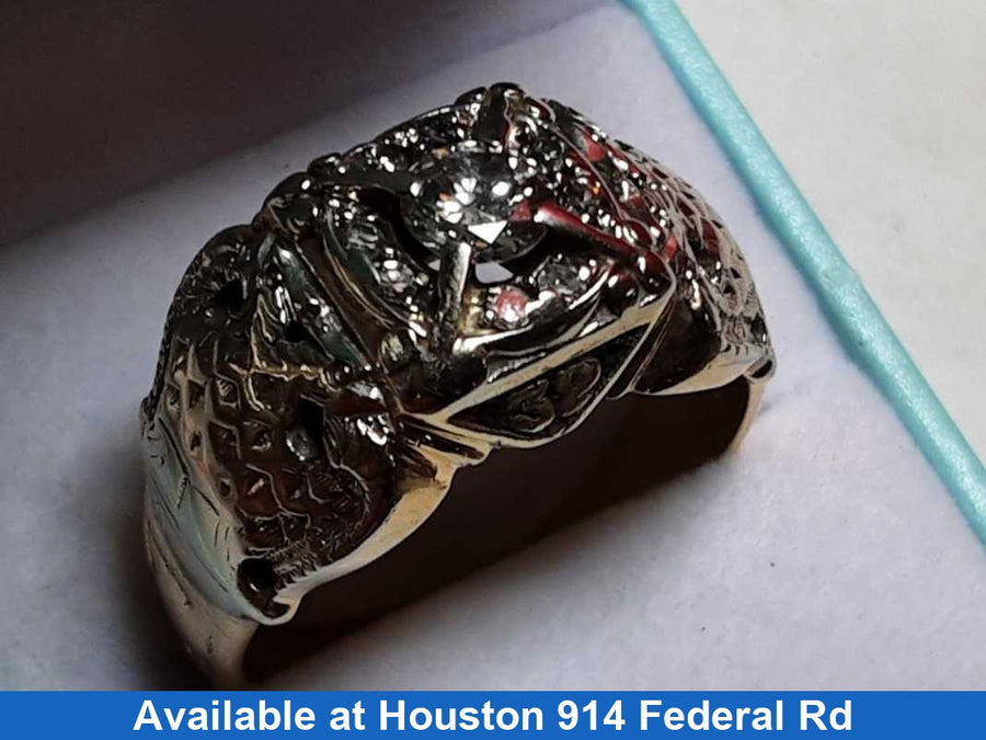 Men's Ring - Yellow Gold 14k (.585) 17.4 grams Size 14.5