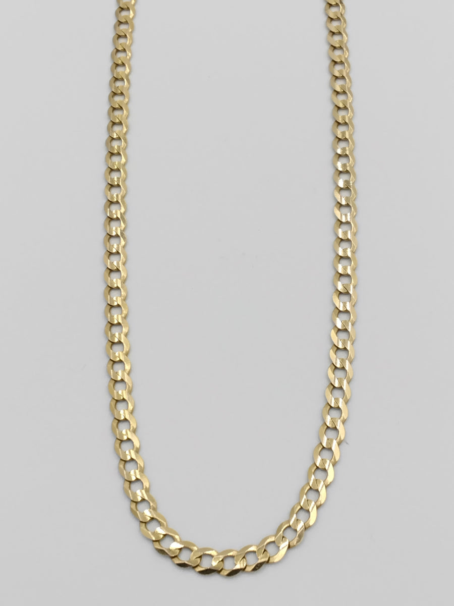 Cuban Link Chain - Yellow Gold 14k (.585) 9.25 grams 18 inch