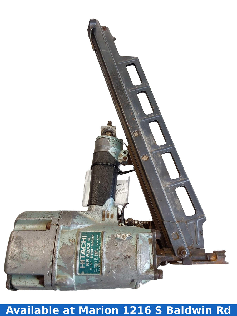 Hitachi Nr83a2 Blue Pneumatic Roofing Nailer